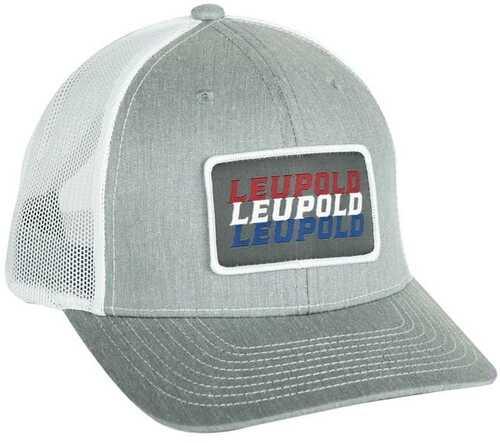 Leupold Patriot Trucker Hat Heather Grey/White - Western Gun Store