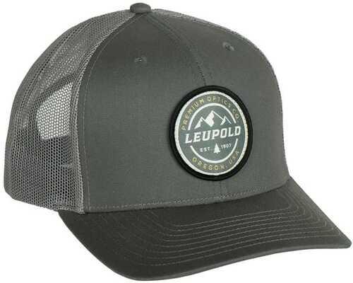 Leupold Cascade Trucker Hat Grey - Western Gun Store