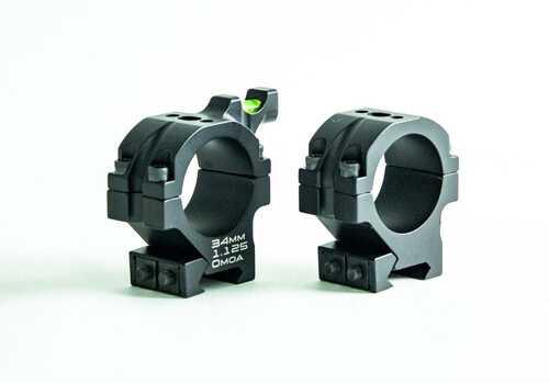 Masterpiece Arms BA Rings 35mm 1.25" Black - Western Gun Store