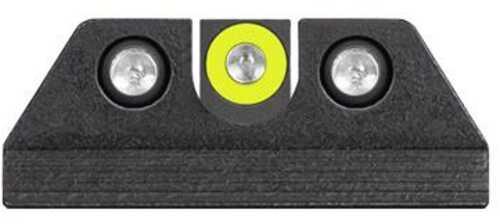 Night Fision Sight Set Yellow Front Square FALSEtch Rear For FN 509 - Western Gun Store