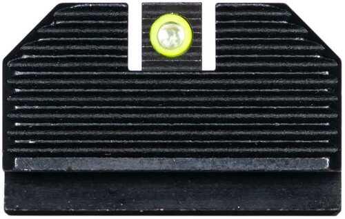 Night Fision Optics Ready Stealth Sight Set Yellow Front Black Back For Glock 43x Mos - Western Gun Store
