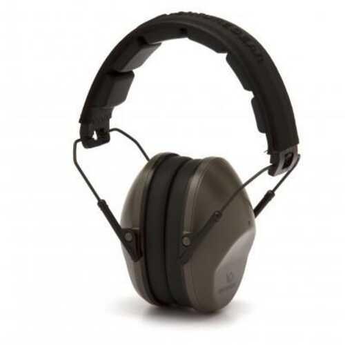 Pyramex Vg90 Series Ear Muffs 24Db OD Green - Western Gun Store