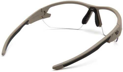 Pyramex Venture Gear Semtex 2.0 Shooting Glasses Tan Frame With Clear Anti-fog Lens - Western Gun Store