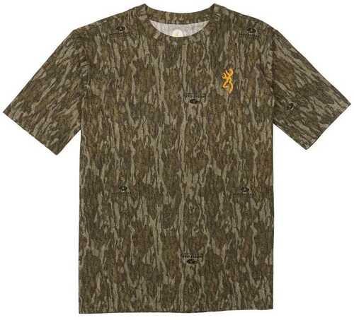 Browning Wasatch Short Sleeve T-Shirt Mossy Oak Bottomland 2XLarge Model: 3017811905 - Western Gun Store