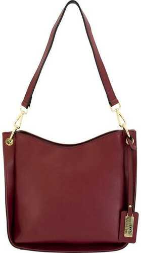 Rugged Rare Emma Concealed Carry Purse Burgundy - Western Gun Store