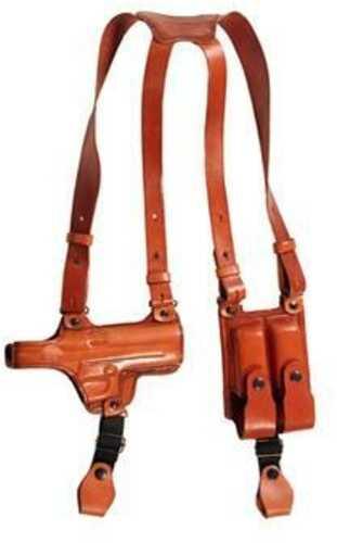 Tagua Colt 45 Brown Right Hand Shoulder Leather Holster Rig