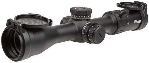 Sig Sauer Whiskey 4 Rifle Scope 3-12x44 30mm Sfp Bdc-1 Hellfire Reticle Illum Side Focus - Black