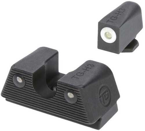 Truglo Tritium Night Sights Low Set Green With White Front Rear For Glock - Western Gun Store
