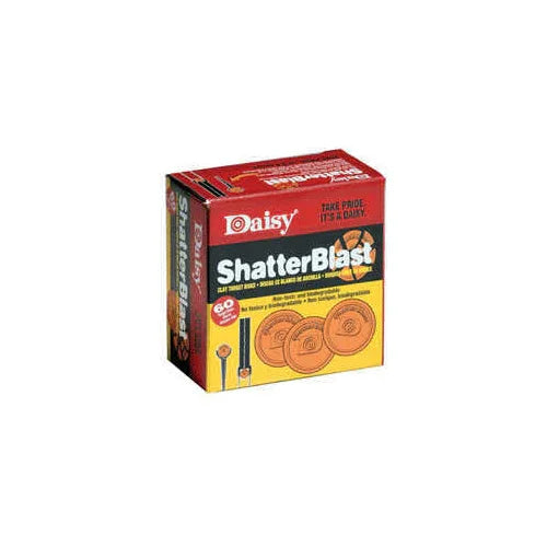 Daisy Outdoor Products SHATTERBLAST Targets 2" 60Pk FALSEn-Toxic BIODERGRADABLE