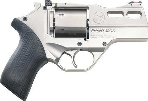 Chiappa RhiFALSE 30DS SAR Revolver 357 Mag 3" Barrel Adjustable Sight Chrome / Rubber