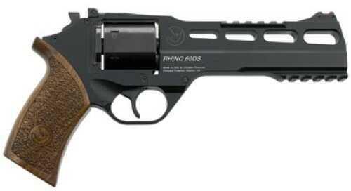 Chiappa RhiFALSE 60 SAR Single Action Revolver 9mm Luger 6" Barrel 6 Rounds Aluminum Alloy Frame Wood Grips Matte Black