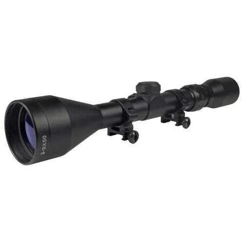 Truglo Buckline 3-9x50mm Riflescope, BDC Reticle, 1/4 MOA Weaver Rings, Black Md: TG85395XB - Western Gun Store