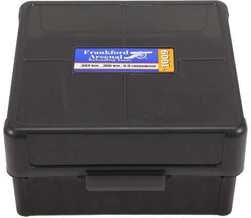 Frankford Arsenal Hinge Top Ammunition Box .243 to .308 Calibers, Holds 100 Rounds