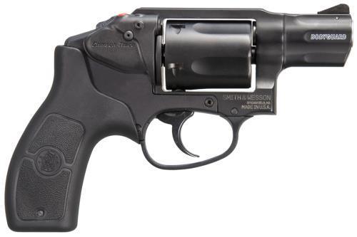 Smith & Wesson M&P Bodyguard 38 Crimson Trace Laser Revolver 38 Special +P 1.87" Barrel 5 Round Gray Polymer Grip Blued Stainless