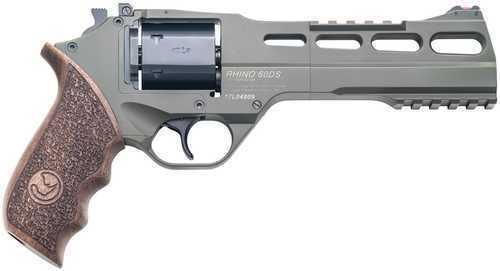Chiappa Firearms Revolver RhiFALSE 60DS 357 Magnum 6 Round Capacity 6" Barrel O.D. Green Cerakote Finish