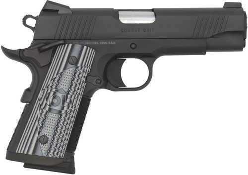 Colt Commander Combat Unit 9mm Luger 4.25" Barrel 9 Round Gray G10 Checkered With Scallop Grip Black PVD Slide
