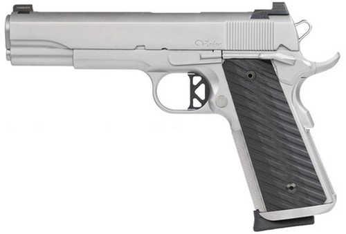 Dan Wesson VALOR Stainless 45ACP 5" Barrel G10 Grips Fixed Night Sight/Front U FALSEtch/Rear Ambi Thumb Safety