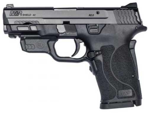 Smith & Wesson M&P Shield EZ M2.0 9mm 3.6" Barrel 8 Round FALSE Safety Crimson Trace Red Laser Black Finish