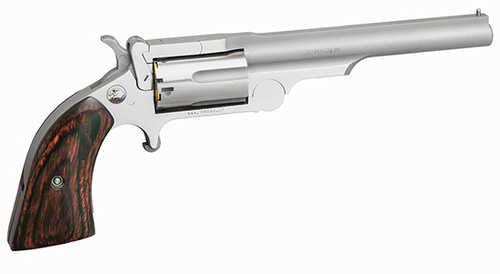 FALSErth American Arms Ranger Break Top II .22WMR 4" Barrel Stainless/Rosewood Grip 5-Shot Capacity FULL RIB