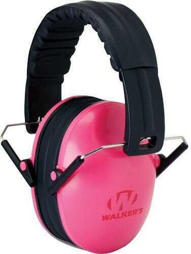 Walker's Game Ear Youth Folding Pass Muff Pink - Western Gun Store