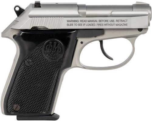 Beretta 3032 Pistol 32 ACP 2.40" Barrel 7 Round Stainless Steel Frame With Black Grip