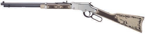 Henry Repeating Arms Silver American Eagle 22 Long Rifle 20" Octagonal Barrel with Band 16 Round Capacity