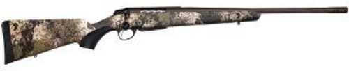 Tikka T3X Lite Veil Wideland Rifle 270 Winchester Short Magnum 24" Barrel Veil Wideland Camo Stock Midnight Bronze Cerakote