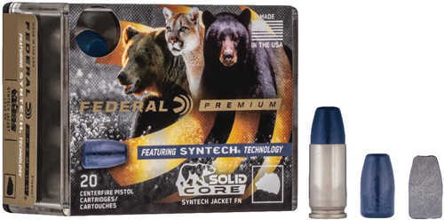 Federal Cartridge 40 S&W 200 Grain Syntech â€“ Solid Core Performance for Reliability