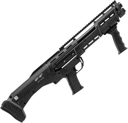Standard Manufacturing DP-12 GenII Double Barrel Pump Repeater 12 Gauge Shotgun 16 Round Capacity Black DP12
