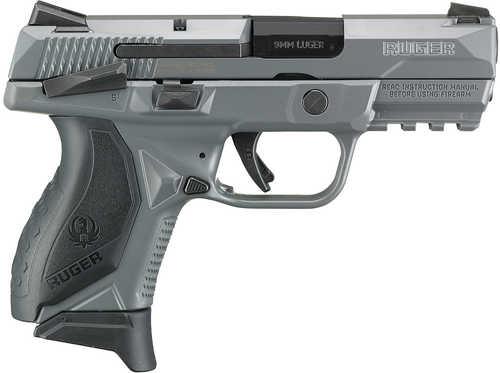 Ruger American Compact Pistol 9mm 3.55" Barrel 17 Round Gray Cerakote Finish 3-Dot FALSEvak LoMount Sights