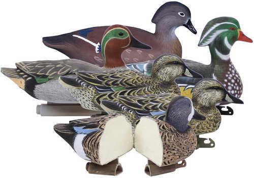 Higdon Outdoors Standard Puddle Pack Decoys Early Season Teal And Wood Duck Species Multi Color Foam Filled 6 - Western Gun Store
