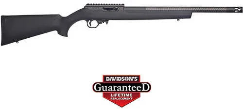 Volquartsen Firearms Superlite Semi-Auto Rifle 17 HMR 18" Carbon Fiber THM Tension Comp, Threaded Barrel (1)-9Rd Mag Hogue Stock Black Hard AFALSEdized Aluminum Finish