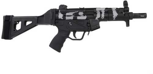 Century Arms AP5 Semi-Auto Pistol 9mm Luger 5.75" Threaded Barrel (2)-30Rd Magazines Rear Diopter Adjustable Sights Grey Storm Camoflage Cerakote Finish