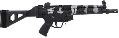 Century Arms AP5 Semi-Auto Pistol 9mm Luger 8.9" Threaded Barrel (2)-30Rd Magazines Rear Diopter Adjustable Sights Grey Storm Camoflage Cerakote Applied Finish