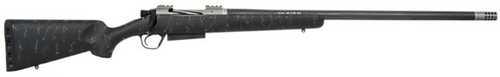 Christensen Arms Summit Ti Bolt Action Rifle 7mm Remington Magnum 26" Carbon Fiber Wrapped Stainless Steel Barrel 3Rd Capacity FALSE Sights Black With Grey Webbing Sporter Synthetic Stock Finish