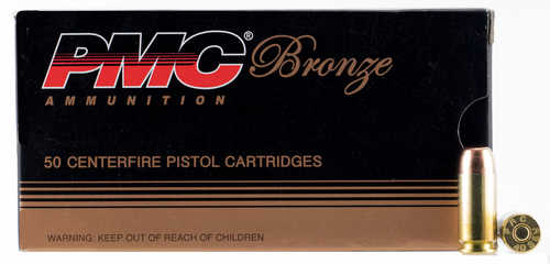 PMC Bronze 40 S&W 180 Grain Full Metal Jacket â€“ Reliable Performance 50 Round Box