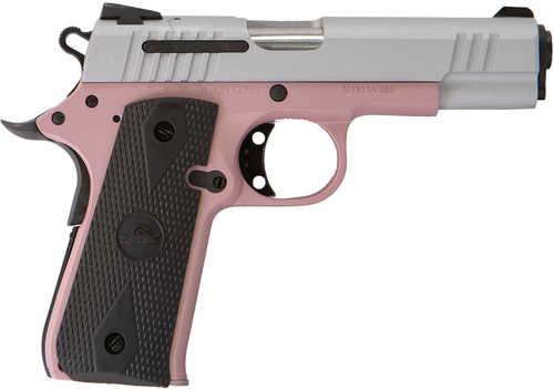 Citadel 1911-A1 Baby Semi-Auto Pistol .380 ACP 3.75" Barrel (1)-7Rd Magazine Adjustable FALSEvak Sights Silver Steel Slide Black Polymer Grips Rose Cerkote Finish