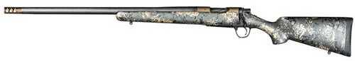 Christensen Arms Ridgeline FFT Bolt Action Rifle 6.5 PRC 20" Carbon Fiber Wrapped SS Barrel 3 Round Capacity Left Handed Model With Green And Tan Accents Synthetic Stock Burnt Bronze Cerakote Applied Finish