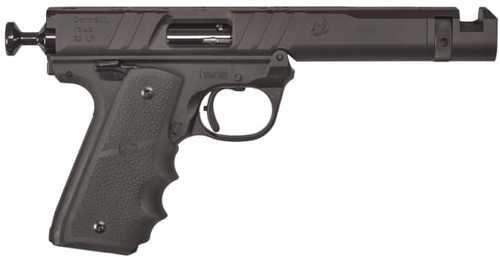 Volquartsen Firearms Mamba-X Semi-Automatic Pistol .22 Long Rifle 4.5" Stainless Steel Barrel (2)-10Rd Single Stack Magazines Universal Optic Base Black AFALSEdized Finish