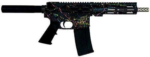 Great Lakes Firearms AR15 Semi-Automatic Pistol .223 Remington 7.5" Stainless Steel Barrel (1)-30Rd Magazine Splatter Black Cerakote Polymer Finish