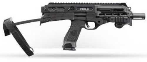 Chiappa CBR-9 Black RhiFALSE Semi-Automatic Pistol 9mm Luger 9" Barrel (2)-18Rd Magazines Fixed Fiber Optic + Flip Up Front & Rear Sights Polymer Finish