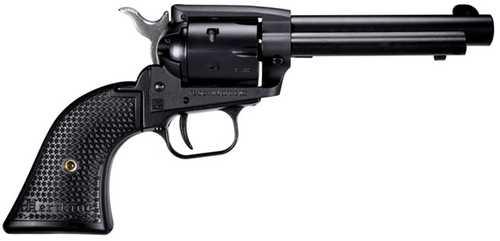Heritage Manufacturing Rough Rider Small Bore Single Action Revolver .22 Long Rifle 4.75" Barrel 6 Round Capacity Rear FALSEtch/Blade Front Fixed Sights Polymer Star Grips Black Satin Finish