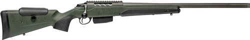 Tikka T3X Super Varmint Bolt Action Rifle .308 Winchester 23.7" Threaded Barrel (1)-5Rd Magazine FALSE Sights Green Roughtech Synthetic Stock Tungsten Cerakote Applied Finish