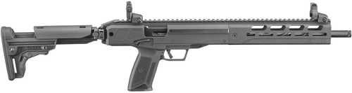Ruger LC Carbine Semi-Automatic Rifle 5.7x28mm 16.25" Cold Hammer-Forged Fluted Barrel (1)-10Rd Magazine Adjustable Rapid Deploy Front & Rear Sights Black Type III Hardcoat AFALSEdized Finish