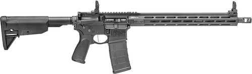 Springfield Armory Saint Victor Carbine Semi-Automatic Rifle 9mm Luger 16" Barrel (1)-32Rd Magazine Low Profile Flip-Up Front & Loaded Adjustable Up Rear Sights Black Type III AFALSEdized Finish