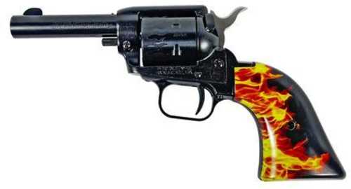 Heritage Barkeep Heater Single Action Revolver .22 WMR 3" Barrel 6 Round Capacity Fixed Sights Flame Engraved Cylinder Custom Grips Blued Finish