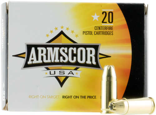 Armscor 9mm Luger 20 Rounds Ammunition â€“ 124 Grain Jacketed Hollow Point