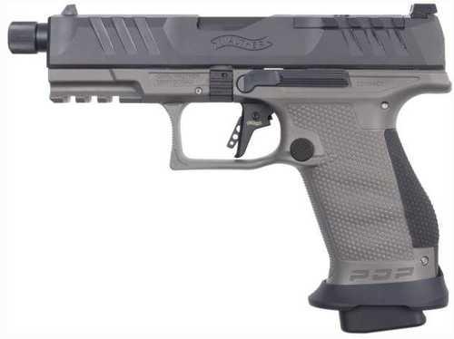 Walther PDP Optic Ready Sub-Compact Semi-Automatic Pistol 9mm Luger 4.69" Barrel (3)-15Rd Magazines Black Slide Tungsten Gray Finish - Western Gun Store
