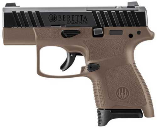 Beretta APX A1 Carry Single Action Semi-Automatic Pistol 9mm Luger 2.9" Barrel (1)-8Rd Magazine Night Sights Matte Black Slide Flat Dark Earth Polymer Finish - Western Gun Store