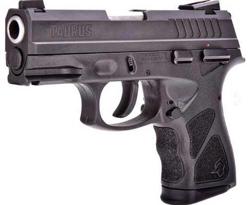 Taurus TH40 Compact Semi-Automatic Pistol .40 S&W 3.54" Barrel (2)-10Rd Magazines FALSEvak Drift Adjustable Front & Rear Sights Black Polymer Finish - Western Gun Store